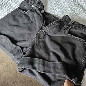 Black High Waist Shorts